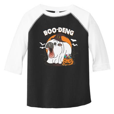 Boo Deng Funny Moo Deng Hallowee Toddler Fine Jersey T-Shirt