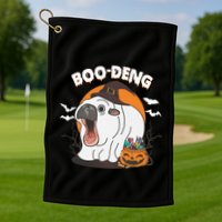 Boo Deng Funny Moo Deng Hallowee Golf Towel