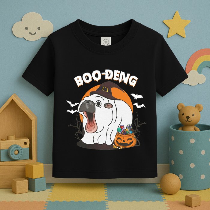 Boo Deng Funny Moo Deng Hallowee Toddler T-Shirt