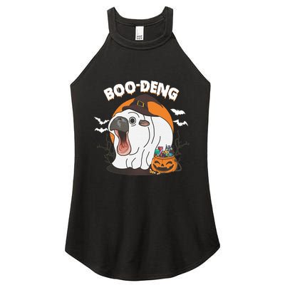 Boo Deng Funny Moo Deng Hallowee Women's Perfect Tri Rocker Tank