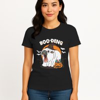 Boo Deng Funny Moo Deng Hallowee Womens T-Shirt
