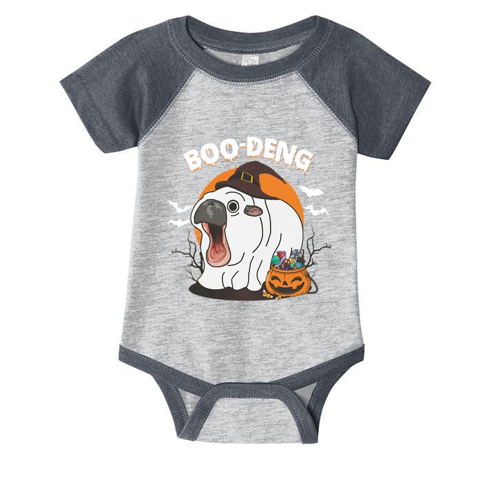Boo Deng Funny Moo Deng Hallowee Infant Baby Jersey Bodysuit