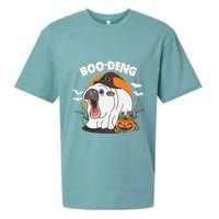Boo Deng Funny Moo Deng Hallowee Sueded Cloud Jersey T-Shirt