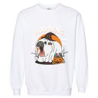 Boo Deng Funny Moo Deng Hallowee Garment-Dyed Sweatshirt