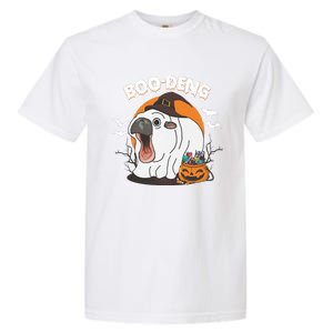 Boo Deng Funny Moo Deng Hallowee Garment-Dyed Heavyweight T-Shirt