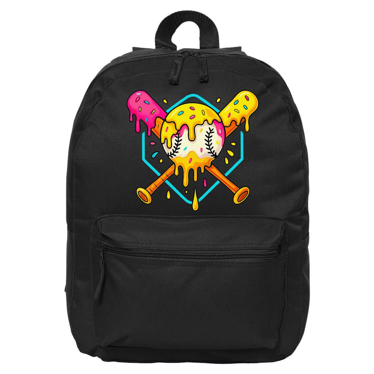 Baseball Drip For Home Plate Ice Cream Drip Sport 16 in Basic Backpack