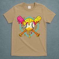 Baseball Drip For Home Plate Ice Cream Drip Sport T-Shirt