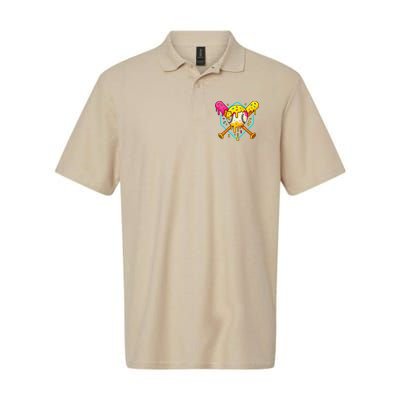 Baseball Drip For Home Plate Ice Cream Drip Sport Polo