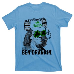 Ben Drankin Funny Green Shamrock Political St Patricks Day Gift T-Shirt