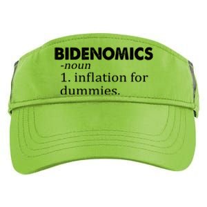 Bidenomics Definition Funny AntiBiden Adult Drive Performance Visor