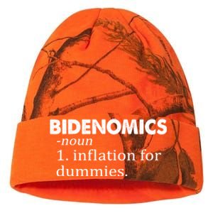 Bidenomics Definition Funny AntiBiden Kati Licensed 12" Camo Beanie