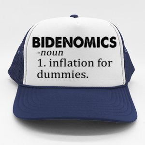 Bidenomics Definition Funny AntiBiden Trucker Hat