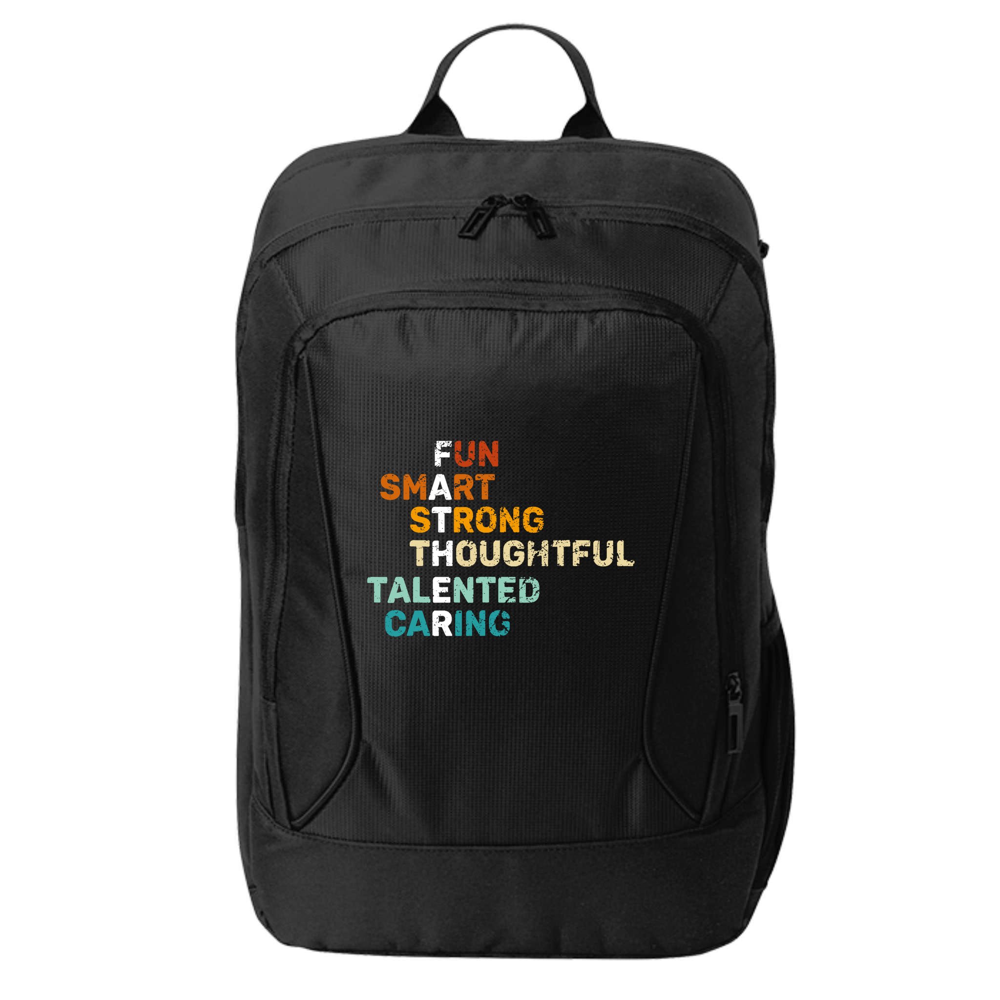 Best Dad From Daughter Funny Fathers Day Birthday From Son City Backpack