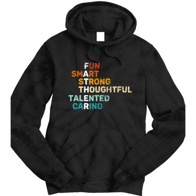 Best Dad From Daughter Funny Fathers Day Birthday From Son Tie Dye Hoodie