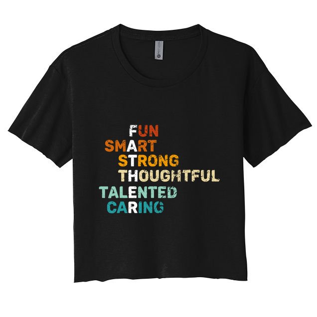 Best Dad From Daughter Funny Fathers Day Birthday From Son Crop Top