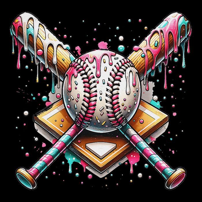 Baseball Drip For Ice Cream With Sprinkles Drip Sustainable Bucket Hat