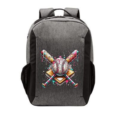 Baseball Drip For Ice Cream With Sprinkles Drip Vector Backpack