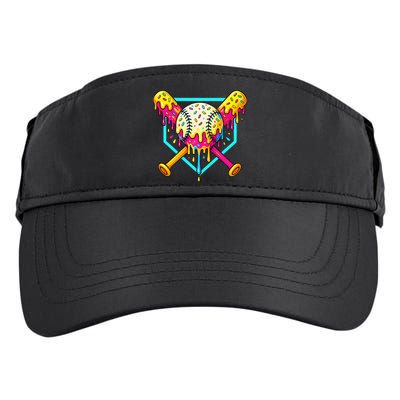 Baseball Drip For Home Plate Ice Cream Drip Sport Adult Drive Performance Visor