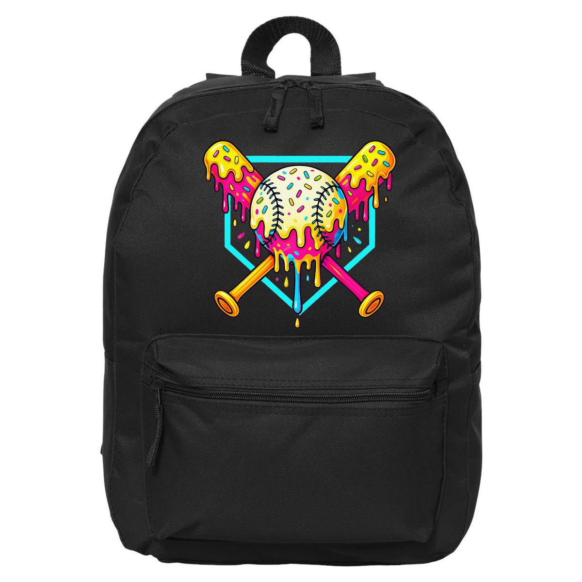 Baseball Drip For Home Plate Ice Cream Drip Sport 16 in Basic Backpack