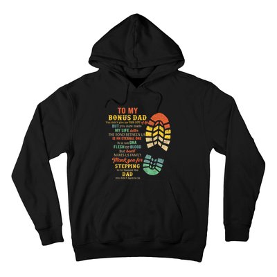 Bonus Dad FatherS Day Gift From Stepdad For Daughter Son Hoodie