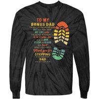 Bonus Dad FatherS Day Gift From Stepdad For Daughter Son Tie-Dye Long Sleeve Shirt