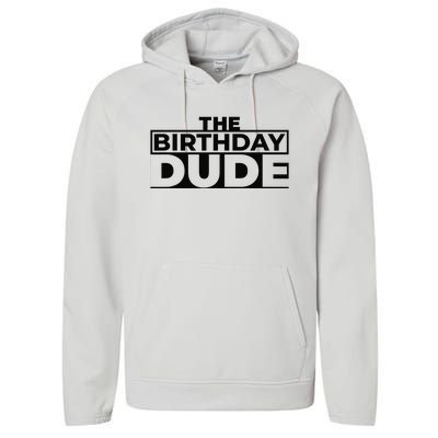 Birthday Dude Graphic Novelty Performance Fleece Hoodie