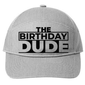 Birthday Dude Graphic Novelty 7-Panel Snapback Hat