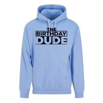 Birthday Dude Graphic Novelty Unisex Surf Hoodie