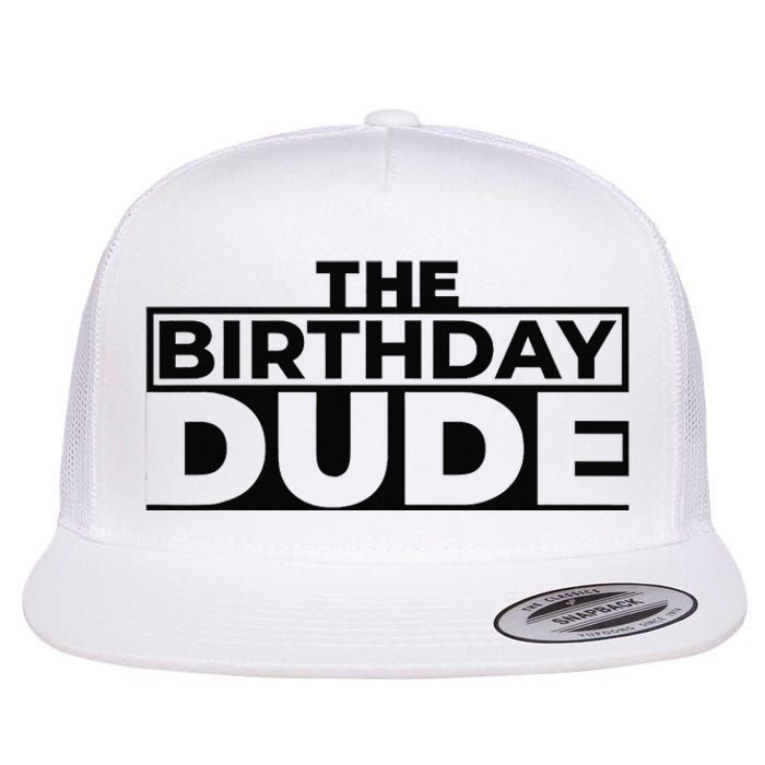 Birthday Dude Graphic Novelty Flat Bill Trucker Hat