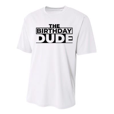 Birthday Dude Graphic Novelty Performance Sprint T-Shirt