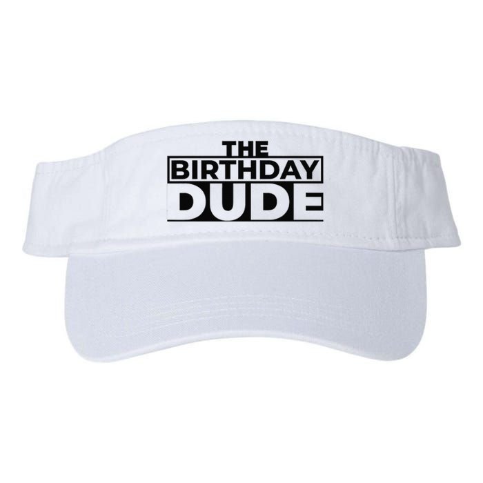 Birthday Dude Graphic Novelty Valucap Bio-Washed Visor