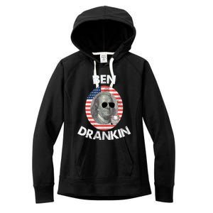 Ben Drankin Gift 4th Of July Gift Beer Party Gift Women's Fleece Hoodie