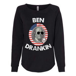 Ben Drankin Gift 4th Of July Gift Beer Party Gift Womens California Wash Sweatshirt