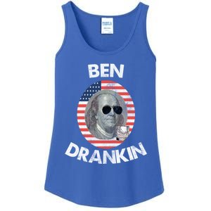 Ben Drankin Gift 4th Of July Gift Beer Party Gift Ladies Essential Tank