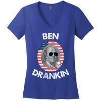 Ben Drankin Gift 4th Of July Gift Beer Party Gift Women's V-Neck T-Shirt