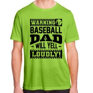 Baseball Dad Gift Baseball Lover Cool Gift Adult ChromaSoft Performance T-Shirt