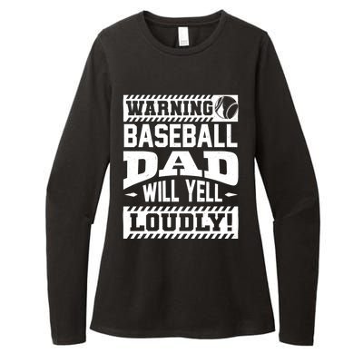 Baseball Dad Gift Baseball Lover Cool Gift Womens CVC Long Sleeve Shirt