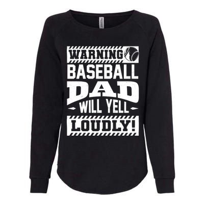 Baseball Dad Gift Baseball Lover Cool Gift Womens California Wash Sweatshirt