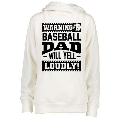 Baseball Dad Gift Baseball Lover Cool Gift Womens Funnel Neck Pullover Hood