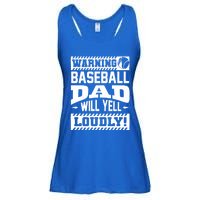 Baseball Dad Gift Baseball Lover Cool Gift Ladies Essential Flowy Tank