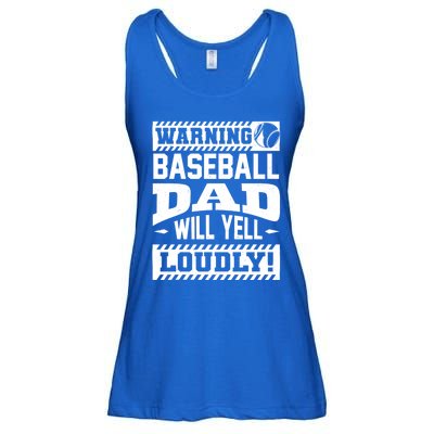 Baseball Dad Gift Baseball Lover Cool Gift Ladies Essential Flowy Tank