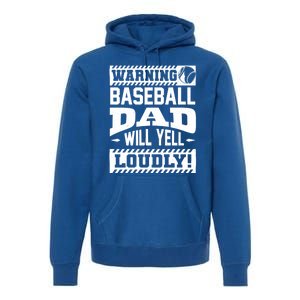 Baseball Dad Gift Baseball Lover Cool Gift Premium Hoodie