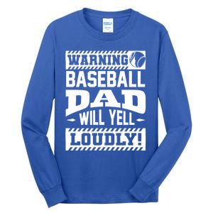 Baseball Dad Gift Baseball Lover Cool Gift Tall Long Sleeve T-Shirt