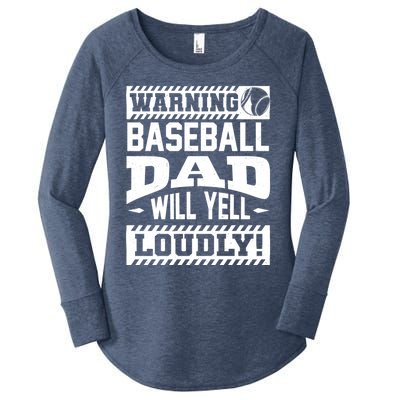 Baseball Dad Gift Baseball Lover Cool Gift Women's Perfect Tri Tunic Long Sleeve Shirt