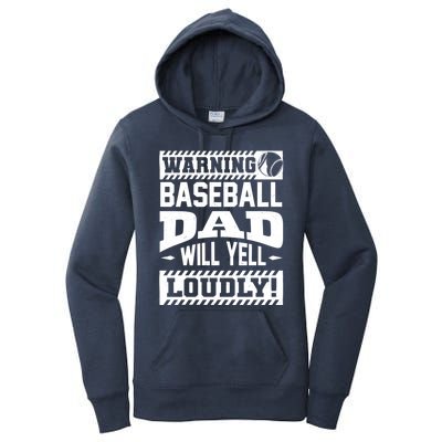 Baseball Dad Gift Baseball Lover Cool Gift Women's Pullover Hoodie