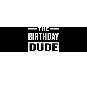 Birthday Dude Graphic Novelty Bumper Sticker