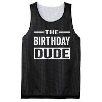 Birthday Dude Graphic Novelty Mesh Reversible Basketball Jersey Tank