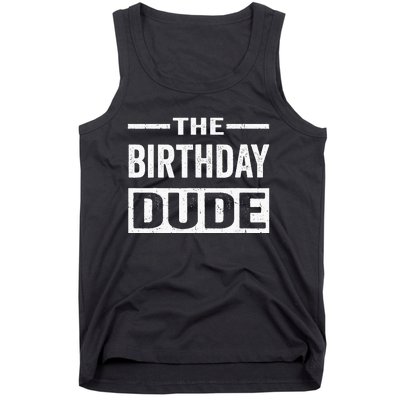 Birthday Dude Graphic Novelty Tank Top