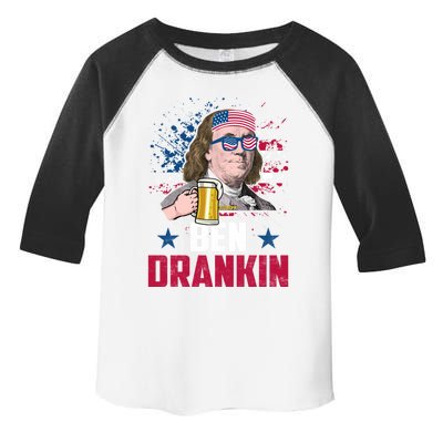 Ben Drankin Great Gift Funny Benjamin Franklin Usa 4th Of July Funny Gift Toddler Fine Jersey T-Shirt