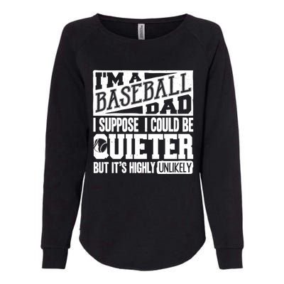 Baseball Dad Gift Baseball Lover Gift Womens California Wash Sweatshirt